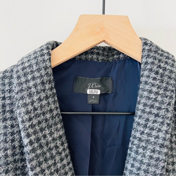 J. Crew Parke Houndstooth Wool Blazer 4 - Picture 4 of 12